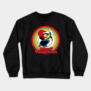 Woody Woodpecker Circle Style Crewneck Sweatshirt